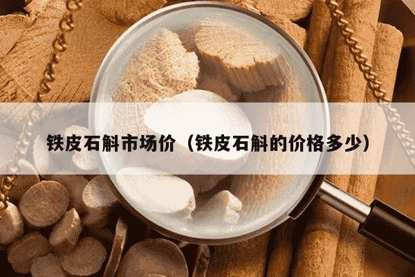 铁皮石斛市场价（铁皮石斛的价格多少）