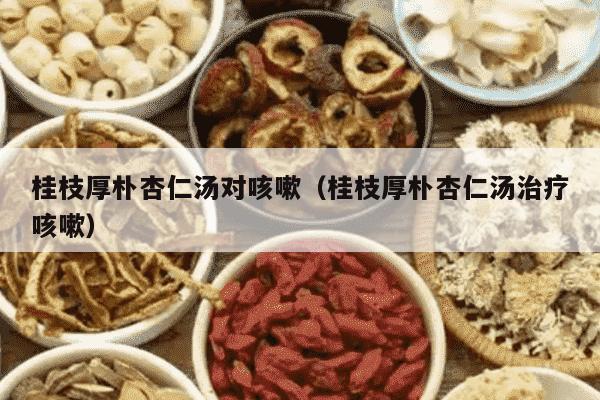 桂枝厚朴杏仁汤对咳嗽（桂枝厚朴杏仁汤治疗咳嗽）