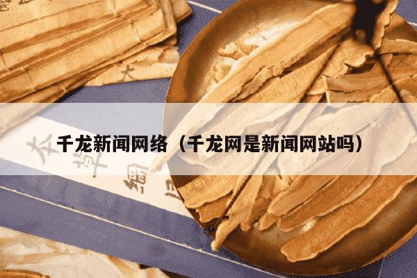 千龙新闻网络（千龙网是新闻网站吗）