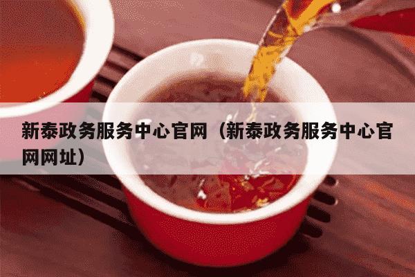 新泰政务服务中心官网（新泰政务服务中心官网网址）