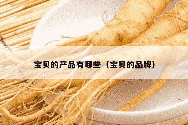 宝贝的产品有哪些（宝贝的品牌）