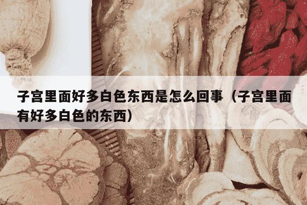 子宫里面好多白色东西是怎么回事（子宫里面有好多白色的东西）
