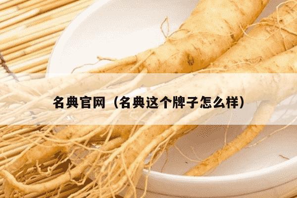 名典官网（名典这个牌子怎么样）