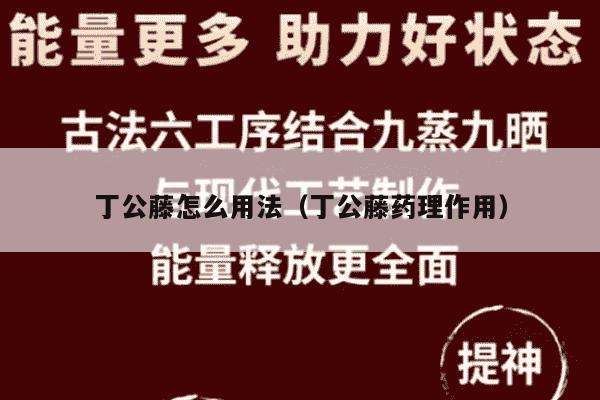 丁公藤怎么用法（丁公藤药理作用）