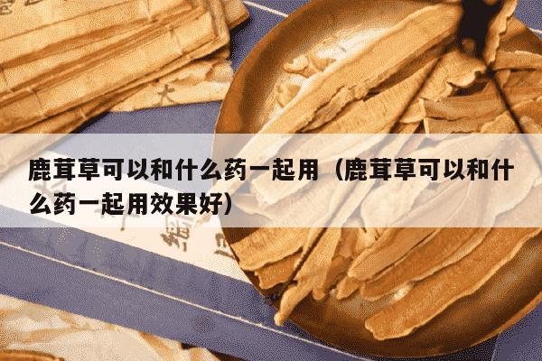 鹿茸草可以和什么药一起用（鹿茸草可以和什么药一起用效果好）