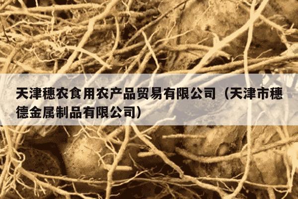 天津穗农食用农产品贸易有限公司（天津市穗德金属制品有限公司）