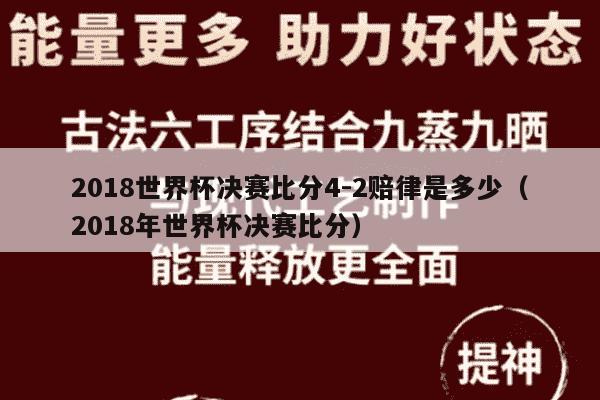 2018世界杯决赛比分4-2赔律是多少（2018年世界杯决赛比分）