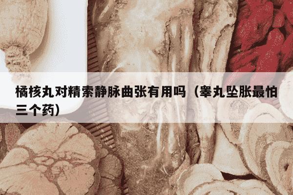 橘核丸对精索静脉曲张有用吗（睾丸坠胀最怕三个药）