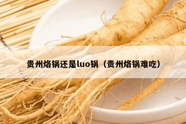 贵州烙锅还是luo锅（贵州烙锅难吃）