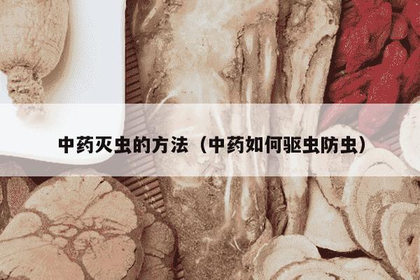 中药灭虫的方法（中药如何驱虫防虫）