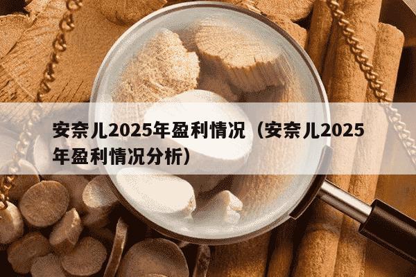 安奈儿2025年盈利情况（安奈儿2025年盈利情况分析）