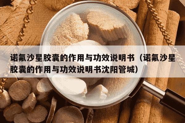 诺氟沙星胶囊的作用与功效说明书（诺氟沙星胶囊的作用与功效说明书沈阳管城）