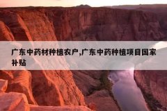 <b>�㶫��ҩ����ֲũ��,�㶫��ҩ��ֲ��Ŀ���Ҳ���</b>