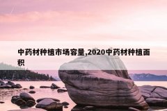 <b>��ҩ����ֲ�г�����,2020��ҩ����ֲ���</b>