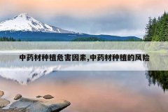 <b>��ҩ����ֲΣ������,��ҩ����ֲ�ķ���</b>