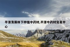 <b>ƽ̶��չ������ֲ��ҩ��,ƽ̶��ҩ�Ľ�������</b>