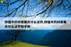 <b>��ֲ��ҩ����Ҫ��ʲô֤��,��ֲ��ҩ����Ҫ��ʲô֤��������</b>