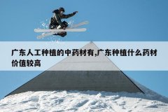 <b>�㶫�˹���ֲ����ҩ����,�㶫��ֲʲôҩ�ļ�ֵ�ϸ�</b>