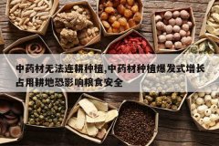 <b>��ҩ���޷�������ֲ,��ҩ����ֲ����ʽ����ռ�ø��ؿ�Ӱ����ʳ��</b>