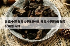 <b>��Ȫ��ҩ�ж���ҩ����ֲ,��Ȫ��ҩ�ɷ����޹�˾��ô��</b>